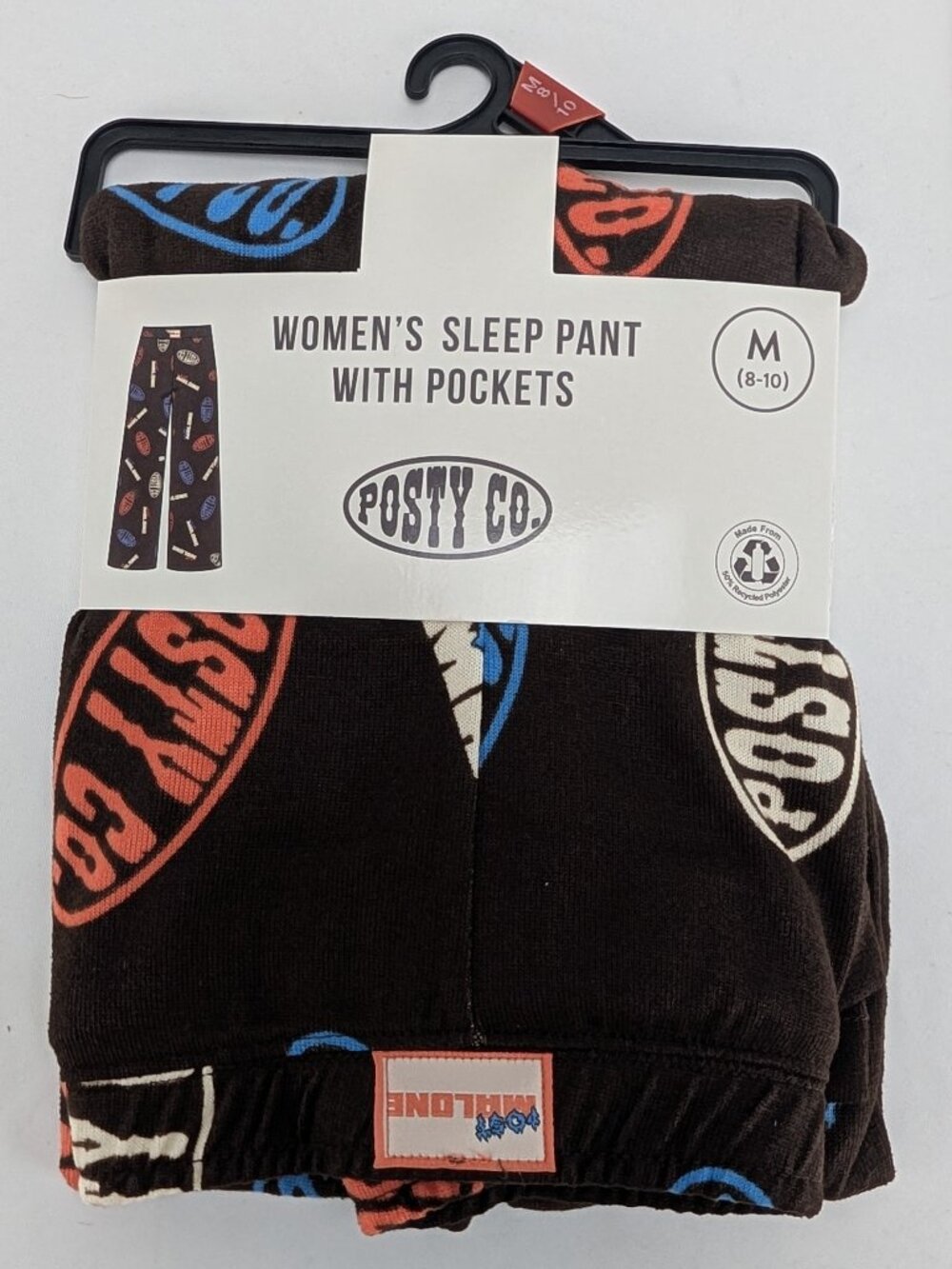 Posty Co Post Malone Women's Sleep Pant with Pockets M Medium 8/10 Sleepwear New